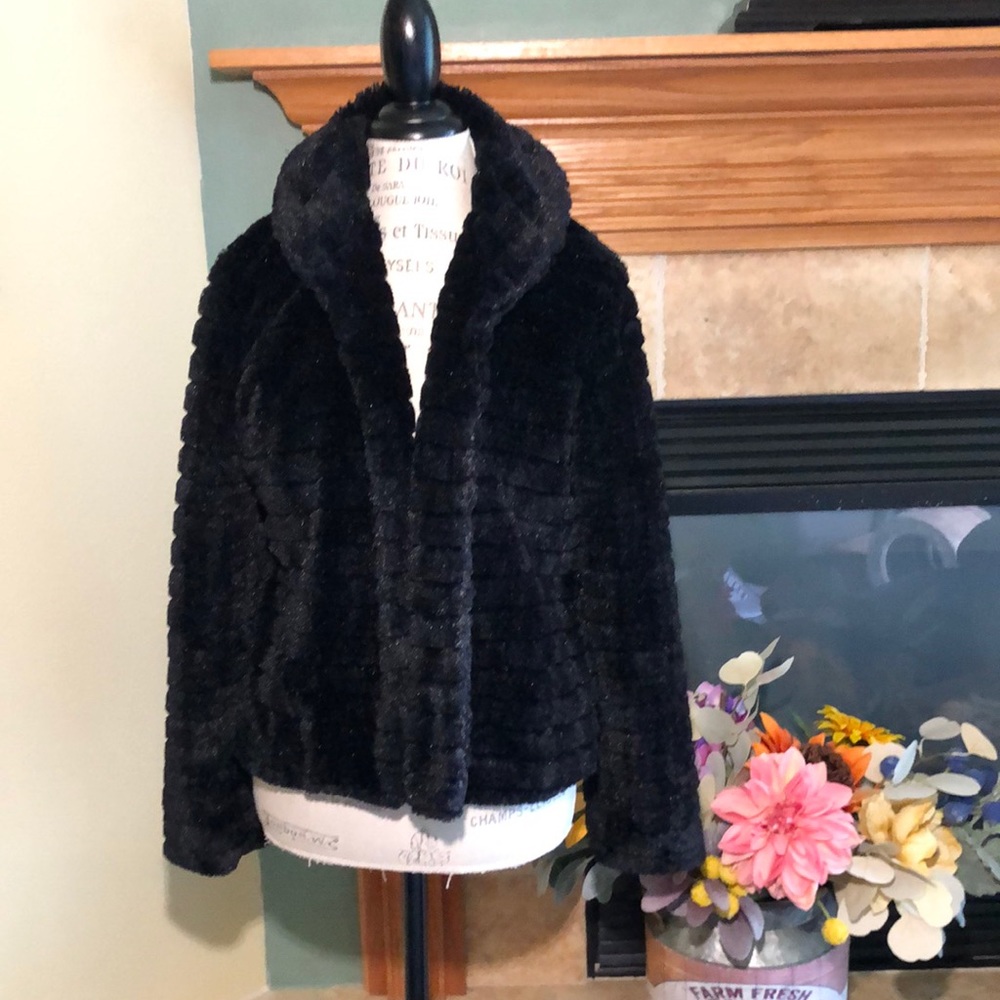 Fur jacket LAURA ASHLEY large